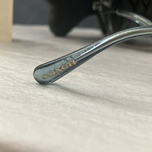 Coach: Translucent Blue (C3504) Sunglasses - Picture 8 of 16
